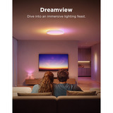 Govee 15-Inch RGBICWW Smart Ceiling Light Pro verlichting Wit, 2,4GHz-wifi + Bluetooth
