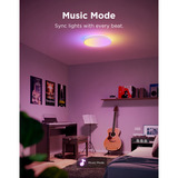 Govee 15-Inch RGBICWW Smart Ceiling Light Pro verlichting Wit, 2,4GHz-wifi + Bluetooth