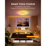 Govee 15-Inch RGBICWW Smart Ceiling Light Pro verlichting Wit, 2,4GHz-wifi + Bluetooth