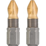 KWB Titaan Bits, 25mm, Pozidriv Kruiskop PZ2 2 stuks