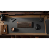 Keychron K3 Max-H3W All-Wood Special Edition RGB mechanisch toetsenbord Houtkleur, US lay-out (QWERTY), Keychron Milk POM Brown, 75%, RGB leds, 75%, Double-shot PBT, hot swap, 2.4GHz | Bluetooth 5.1 | USB-C