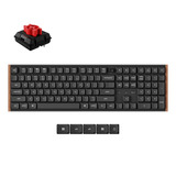 Keychron K5 Ultra 8K Wireless Custom Mechanical Keyboard Zwart, US lay-out (QWERTY), Keychron Milk POM Red, 100%, RGB leds, LSA Double-shot PBT, USB-C | 2.4 GHz | Bluetooth 5.2