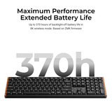 Keychron K5 Ultra 8K Wireless Custom Mechanical Keyboard Zwart, US lay-out (QWERTY), Keychron Milk POM Red, 100%, RGB leds, LSA Double-shot PBT, USB-C | 2.4 GHz | Bluetooth 5.2