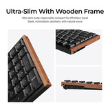 Keychron K5 Ultra 8K Wireless Custom Mechanical Keyboard Zwart, US lay-out (QWERTY), Keychron Milk POM Red, 100%, RGB leds, LSA Double-shot PBT, USB-C | 2.4 GHz | Bluetooth 5.2