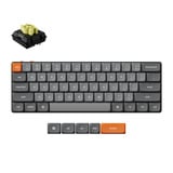 Keychron K9 Max-H4, toetsenbord Zwart, US lay-out, Keychron Milk POM Banana, 60%, RGB leds, Double-shot PBT, hot swap, USB-C | 2.4 GHz | Bluetooth 5.1