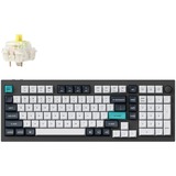 Keychron Q5 Max-M4 RGB mechanisch toetsenbord Zwart, US lay-out (QWERTY), Gateron Jupiter Banana, 96%, 96%, RGB leds, KSA double-shot PBT, hot swap, Knob, 2.4GHz | Bluetooth 5.1 | USB-C