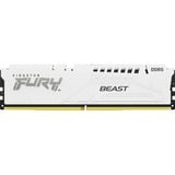 Kingston FURY Beast 32 GB DDR5-5600 (1x 32 GB) werkgeheugen Wit, KF556C36BWE-32, EXPO