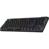 Logitech PRO X TKL RGB mechanisch gaming toetsenbord Zwart, US-International lay-out (QWERTY), GX Brown, 80% (TKL)	, RGB leds, PBT Doubleshot keycaps, 2,4 GHz | Bluetooth | USB-C