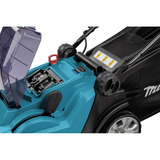 Makita LXT 2x18 V accu Grasmaaier 38 cm Blauw/zwart, 2x 5 Ah accu en duo snellader inbegrepen