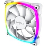 Montech AX120 fan PWM 3-pack RGB case fans Wit, 3 stuks, 120 x 120 x 25 mm