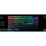 Razer Huntsman V3 Pro RGB mechanisch gaming toetsenbord Zwart, US lay-out (QWERTY), Razer Analog Optical Gen 2, 100%, Double-shot PBT