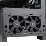 SilverStone Lucid 05 mini tower behuizing Zwart | 2x USB-A | 1x USB-C | RGB | Tempered Glass