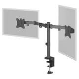 goobay Monitor Mount Dual Flex 17 - 32 inch (43 - 81 cm), max. 8 kg monitorarm Zwart