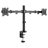 goobay Monitor Mount Dual Flex 17 - 32 inch (43 - 81 cm), max. 8 kg monitorarm Zwart