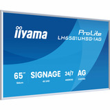 iiyama ProLite LH6581UHSG-1AG 64.5" 4K Ultra HD Public Display Wit, HDMI, USB-C, LAN, WiFi, Audio, Android 14 OS