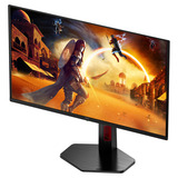 AOC Q27G4ZDR 26.5" gaming monitor Zwart/rood, 2x HDMI, DisplayPort, 2x USB-A. USB-B, 240 Hz