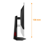 AOC Q27G4ZDR 26.5" gaming monitor Zwart/rood, 2x HDMI, DisplayPort, 2x USB-A. USB-B, 240 Hz
