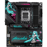 ASUS ROG Strix X870E-H Gaming WiFi7 Hatsune Miku Edition socket AM5 moederbord Zwart, RAID, 5 Gb-LAN, WLAN, BT, Sound, ATX