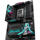 ASUS ROG Strix X870E-H Gaming WiFi7 Hatsune Miku Edition socket AM5 moederbord Zwart, RAID, 5 Gb-LAN, WLAN, BT, Sound, ATX