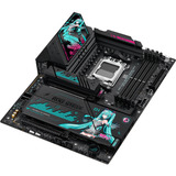 ASUS ROG Strix X870E-H Gaming WiFi7 Hatsune Miku Edition socket AM5 moederbord Zwart, RAID, 5 Gb-LAN, WLAN, BT, Sound, ATX