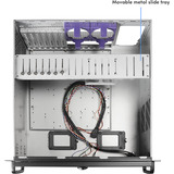 Chieftec UNC-409S-AIO-OP rack behuizing Zwart