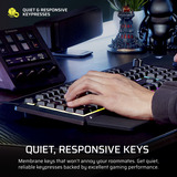 Corsair SKIFF 100 RGB gaming toetsenbord Zwart, US lay-out (QWERTY), Membraan, 100%, RGB-leds