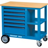 GEDORE Gedo bl Rollwerkbank 6Schubladen Schraub gereedschapswagen blauw