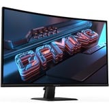 GIGABYTE GS32QCA 31.5" Curved gaming monitor Zwart, HDMI, DisplayPort, 180 Hz