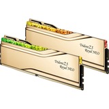 G.Skill 32 GB DDR5-8000 (2x 16 GB) Dual-kit werkgeheugen Goud, F5-8000J3848H16GX2-TR5NG, Trident Z5 Royal Neo, AMD EXPO