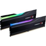 G.Skill 48 GB DDR5-8000 kit werkgeheugen Zwart, F5-8000J4048E24GX2-TZ5RK, Trident Z5 RGB, XMP