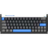 Iqunix EZ63 Magnetic Switch Gaming HE Keyboard, gaming toetsenbord Zwart/blauw, US lay-out, US-International, Gateron Magnetic Jade Pro, 60%, RGB, Double Shot PBT Keycaps