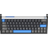 Iqunix EZ63 Magnetic Switch Gaming HE Keyboard, gaming toetsenbord Zwart/blauw, US lay-out, US-International, Gateron Magnetic Jade Pro, 60%, RGB, Double Shot PBT Keycaps