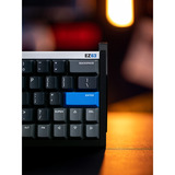 Iqunix EZ63 Magnetic Switch Gaming HE Keyboard, gaming toetsenbord Zwart/blauw, US lay-out, US-International, Gateron Magnetic Jade Pro, 60%, RGB, Double Shot PBT Keycaps
