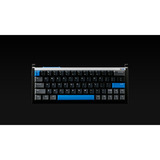 Iqunix EZ63 Magnetic Switch Gaming HE Keyboard, gaming toetsenbord Zwart/blauw, US lay-out, US-International, Gateron Magnetic Jade Pro, 60%, RGB, Double Shot PBT Keycaps