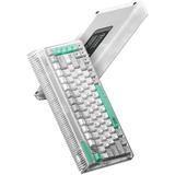 Iqunix OG80 Wormhole Wireless Mechanical Keyboard Grijs, US lay-out (QWERTY), Cherry MX Brown, 80% (TKL)	, RGB leds, Hot-swappable, PBT, 2.4GHz | Bluetooth 5.1 | USB-C
