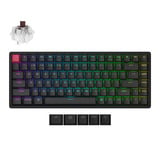 Keychron K2 QMK-C3 RGB mechanisch toetsenbord Zwart, US lay-out (QWERTY), Keychron Super Brown, 75%, RGB, Cherry double-shot PBT, Bluetooth 5.2 | USB-C