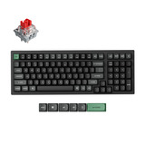 Keychron K4 Ultra 8K Wireless Custom Mechanical Keyboard Zwart, US lay-out (QWERTY), Keychron Apex Red, 96%, RGB leds, OSA Double-shot PBT, USB-C | 2.4 GHz | Bluetooth 5.2