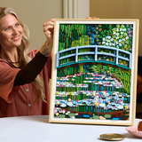 LEGO Art - Claude Monet – Brug over een vijver met waterlelies Constructiespeelgoed 31220, Retail