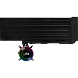 Lian Li Hydroshift II LCD-C 360 fanless waterkoeling Zwart