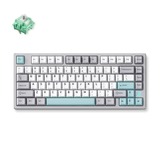 MCHOSE Z75S Gray Blue Cabbage Tofu Metal Top Cover Wireless Mechanical, toetsenbord Grijs/lichtblauw, US lay-out, KTT Cabbage Tofu V2, 75%, RGB, Hot swap, Double-shot PBT, draadloos / Bluetooth / USB-C