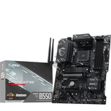MSI B550 GAMING WIFI6E socket AM4 moederbord Zwart/zilver, RAID, Gb-LAN, Wi-Fi 6E, Sound, ATX