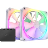 NZXT F140 RGB DUO case fan Wit, 2 stuks, Incl. RGB controller