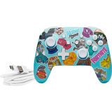PowerA Switch WS Controller StickerMania Blauw