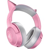 Razer Kraken BT - Kitty Edition - Quartz gaming headset Roze, Bluetooth, Pc