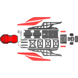 Res-Tech X1 Cockpit racing simulator Zwart/hoogglans zwart