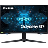 SAMSUNG Odyssey G7 C27G75TQSP 26.9" Curved gaming monitor Zwart, 1x HDMI, 2x DisplayPort, 2x USB-A 3.2 (5 Gbit/s), 240 Hz