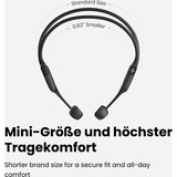 Shokz OpenRun Mini bone conduction hoofdtelefoon Zwart