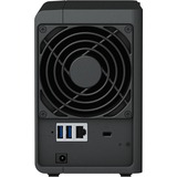 Synology DiskStation DS223 incl. 2x WD Red Plus 4 TB harde schijf nas Zwart