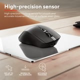 Trust Ozaa+ Draadloze Muis Zijscrollwiel Oplaadbaar  Zwart, 800-3200 Dpi, 2.4GHz, 2x Bluetooth