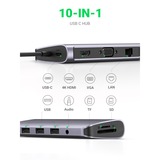 Ugreen 10-in-1 USB C Hub usb-hub Zilver